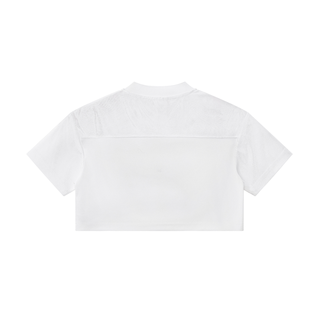 Women’s Cropped Paneled V-Neck Jersey