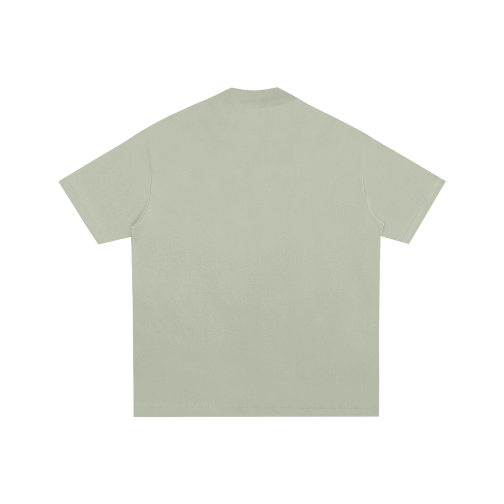 Light Green Essential Cotton T-Shirt back product view