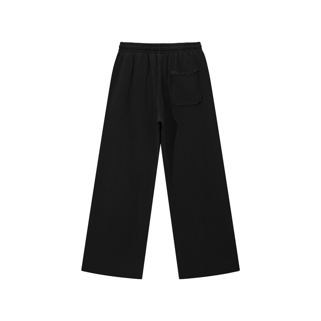 Snow-Washed Raw-Edge Sweatpants