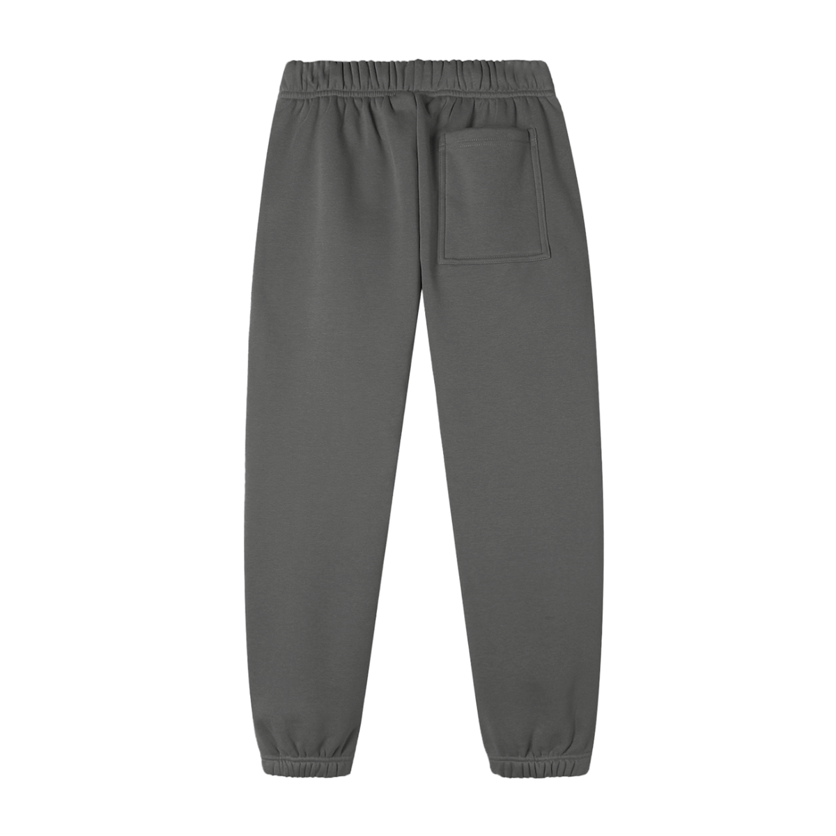 Unisex Essential Fleece Sweatpants – Cement Grey back view