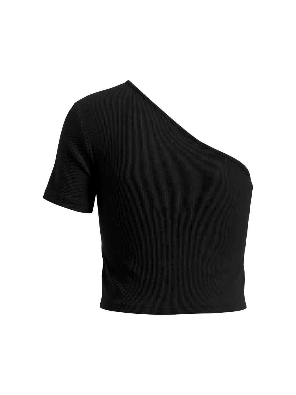 Women's One-Shoulder Crop T-Shirt