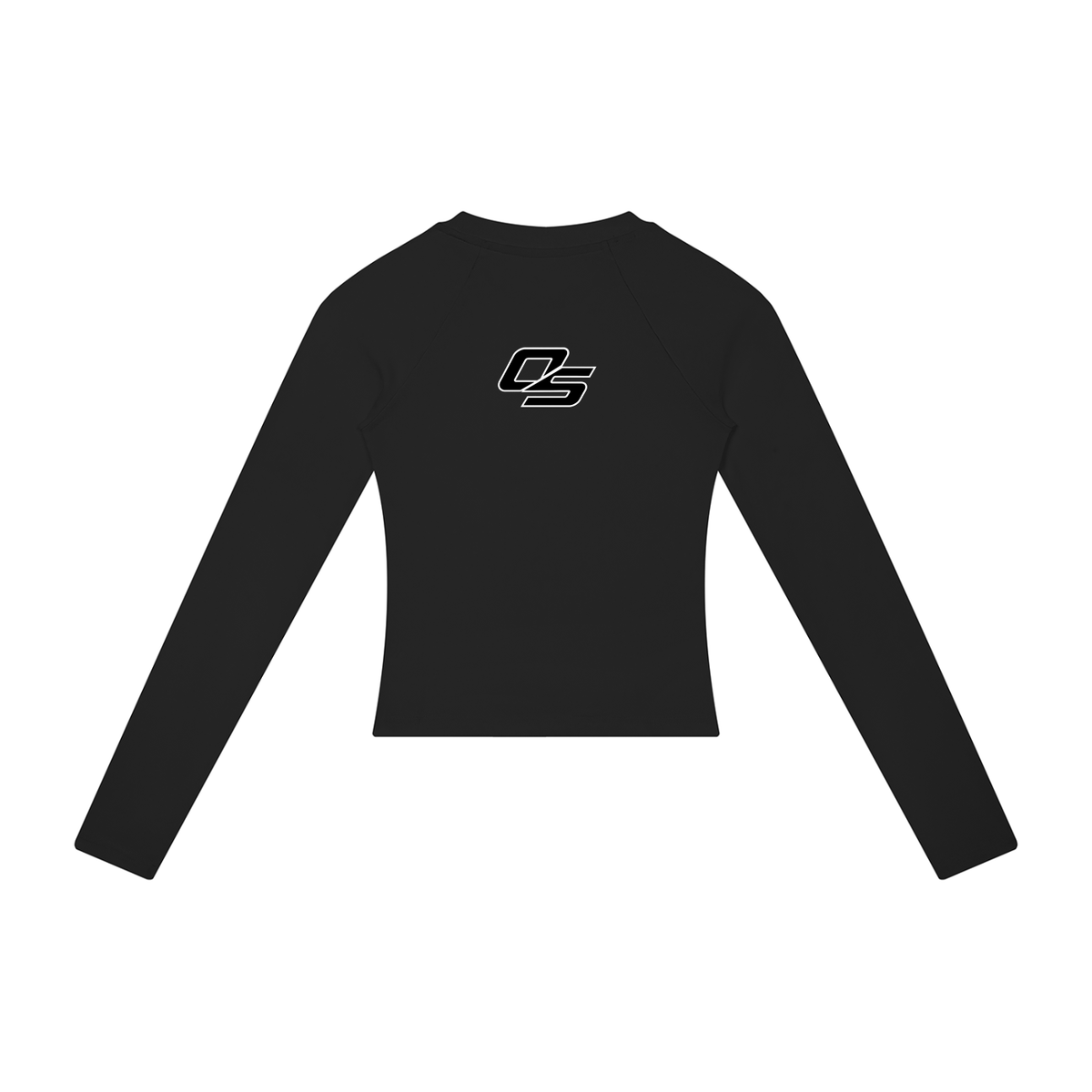 Sunset Cat Heart Women's Raglan Long Sleeve Crop T-Shirt