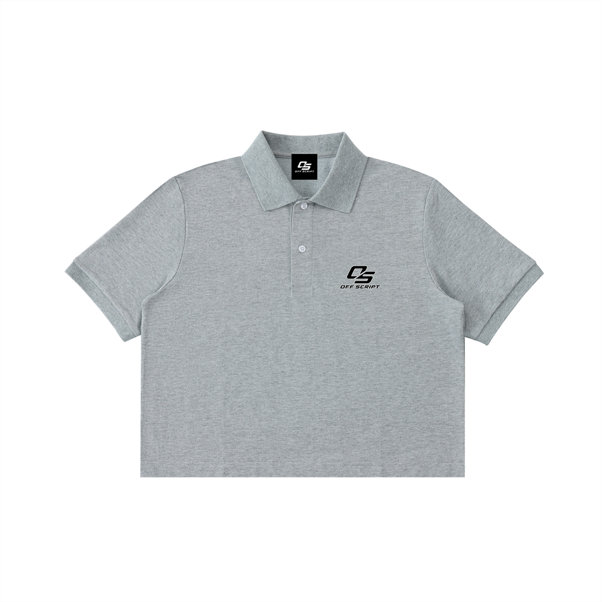 Off Script Women’s Essential Cropped Polo Shirt