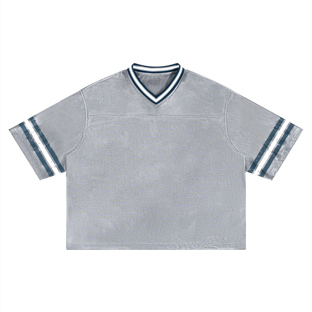 Unisex Boxy Striped Soccer Jersey