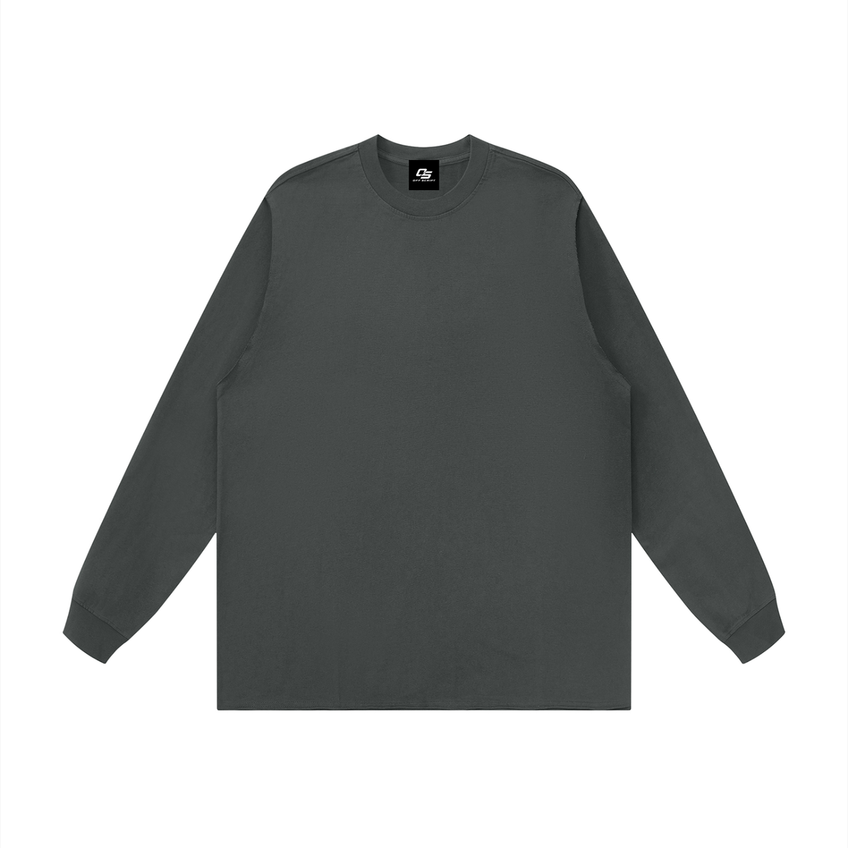 Unisex Raw Hem Long Sleeve T-Shirt