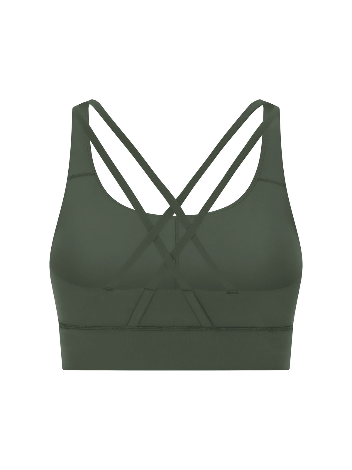Strappy Criss-Cross Sports Bra