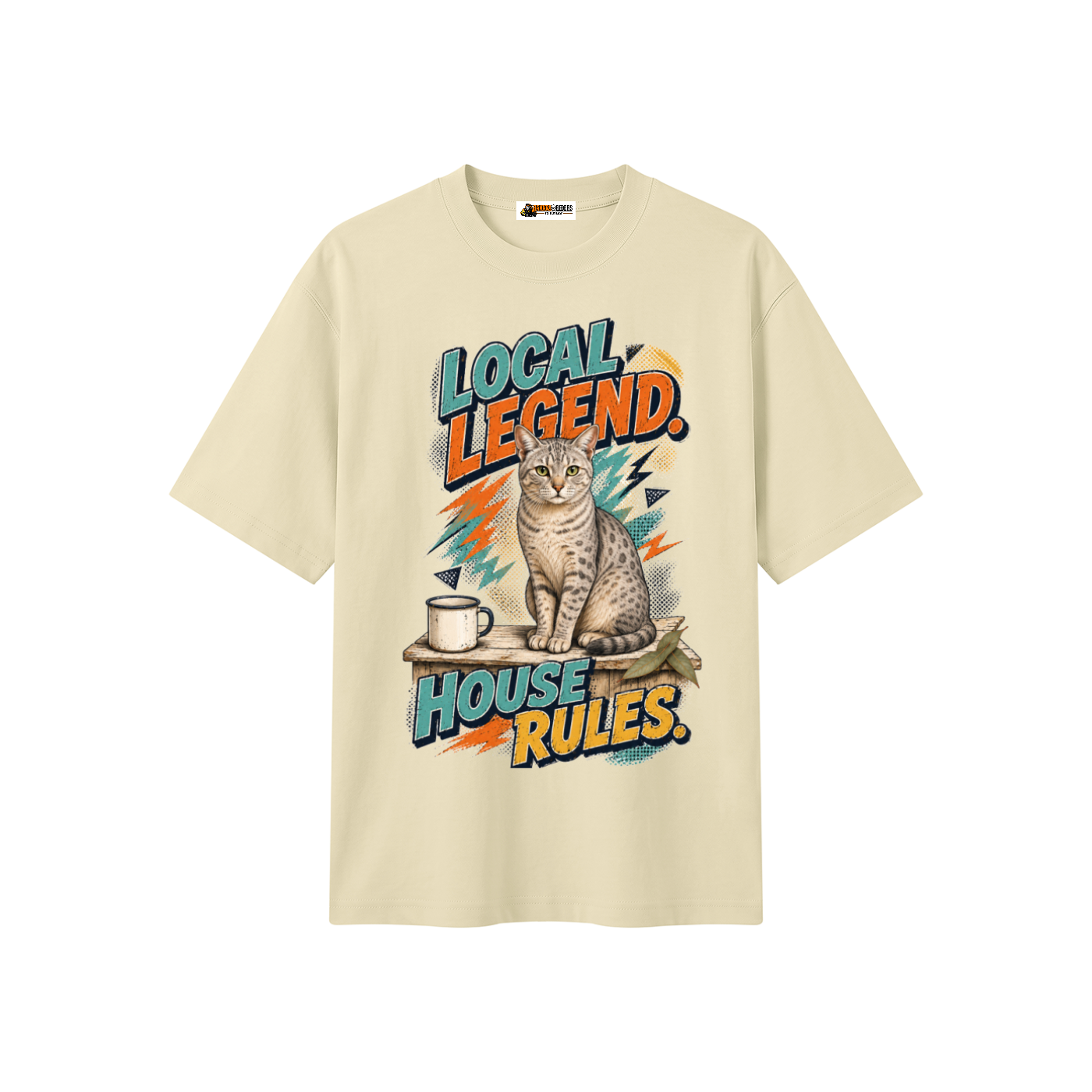 Local Legend House Rules Unisex Heavyweight Oversized T-Shirt