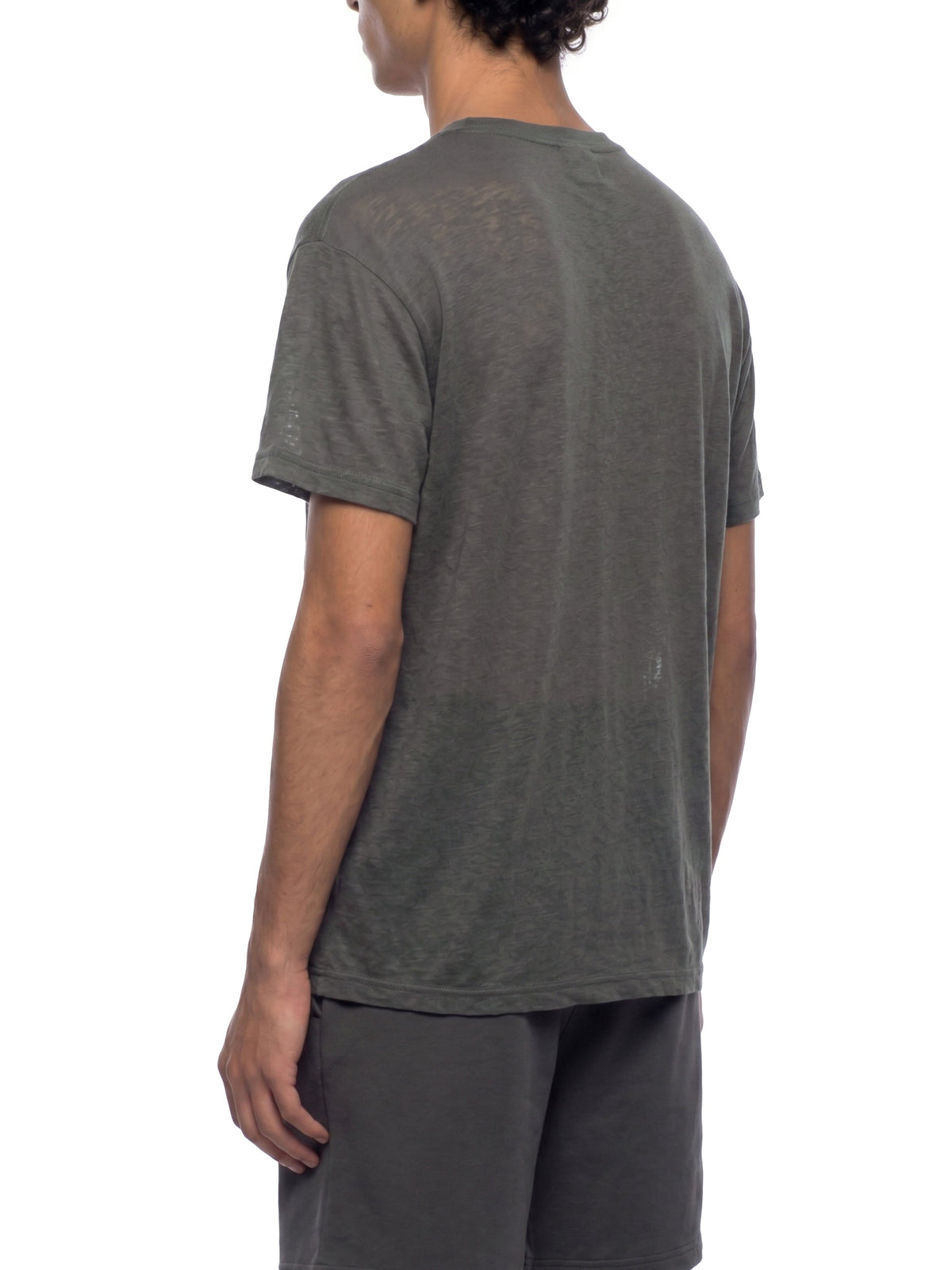 Men’s Sheer Lyocell Blend Boxy T-Shirt