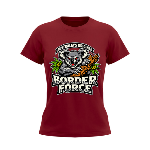 Drop Bear Women's Slim Fit Crewneck T-Shirt
