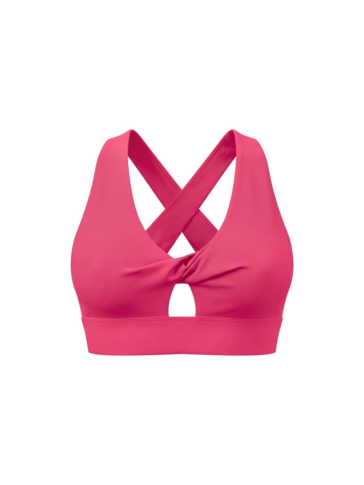 Women's Twist Front V-Neck Sports Bra