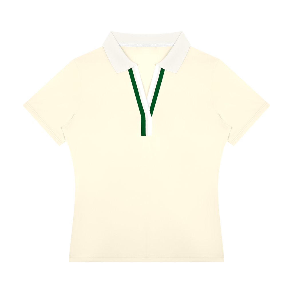 Women’s Color Block Polo Shirt