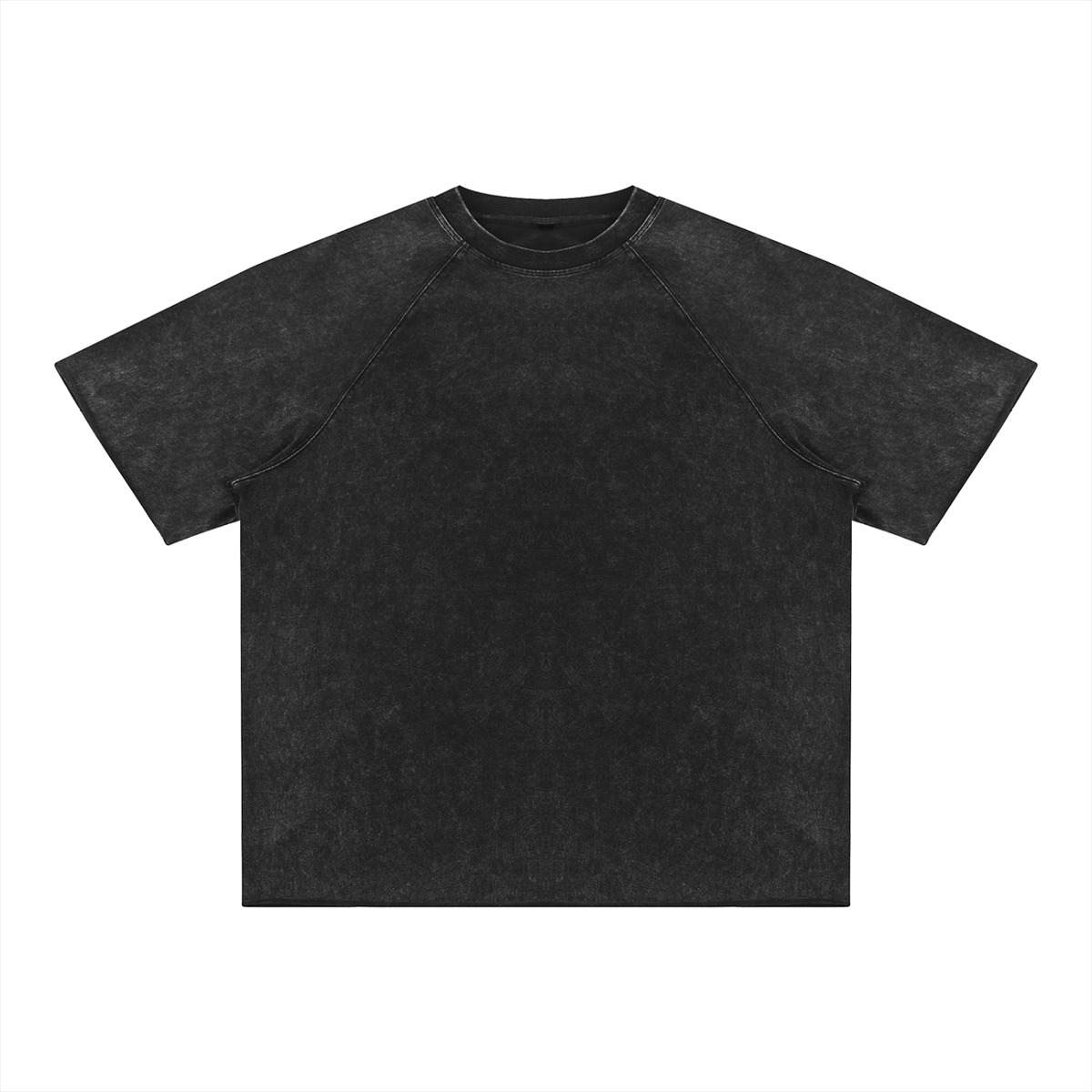 Unisex Mineral Wash Raw Edge T-Shirt