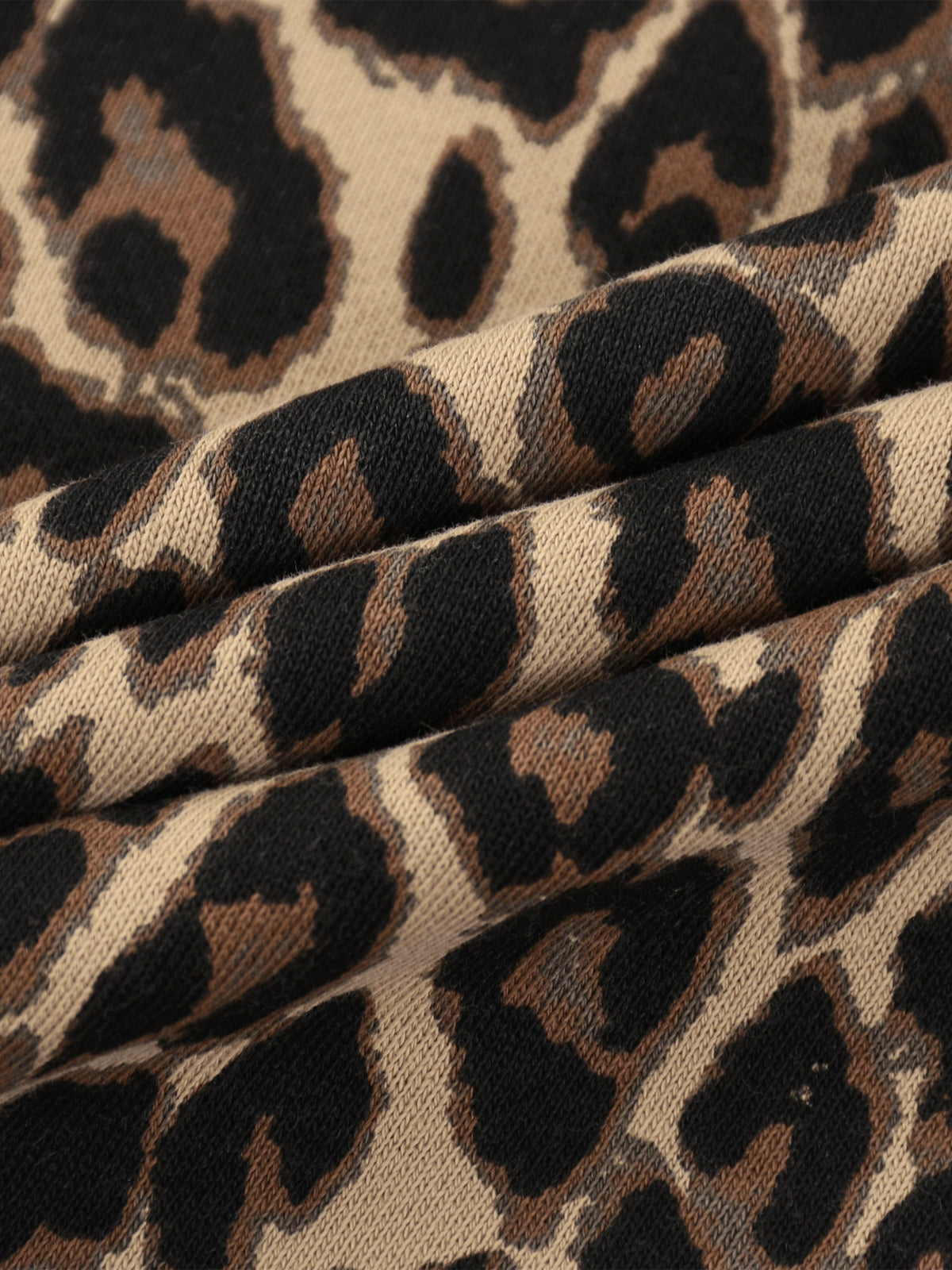 Unisex Leopard Full Zip Hoodie