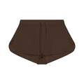 Brown Women’s Drawstring Bermuda Shorts front