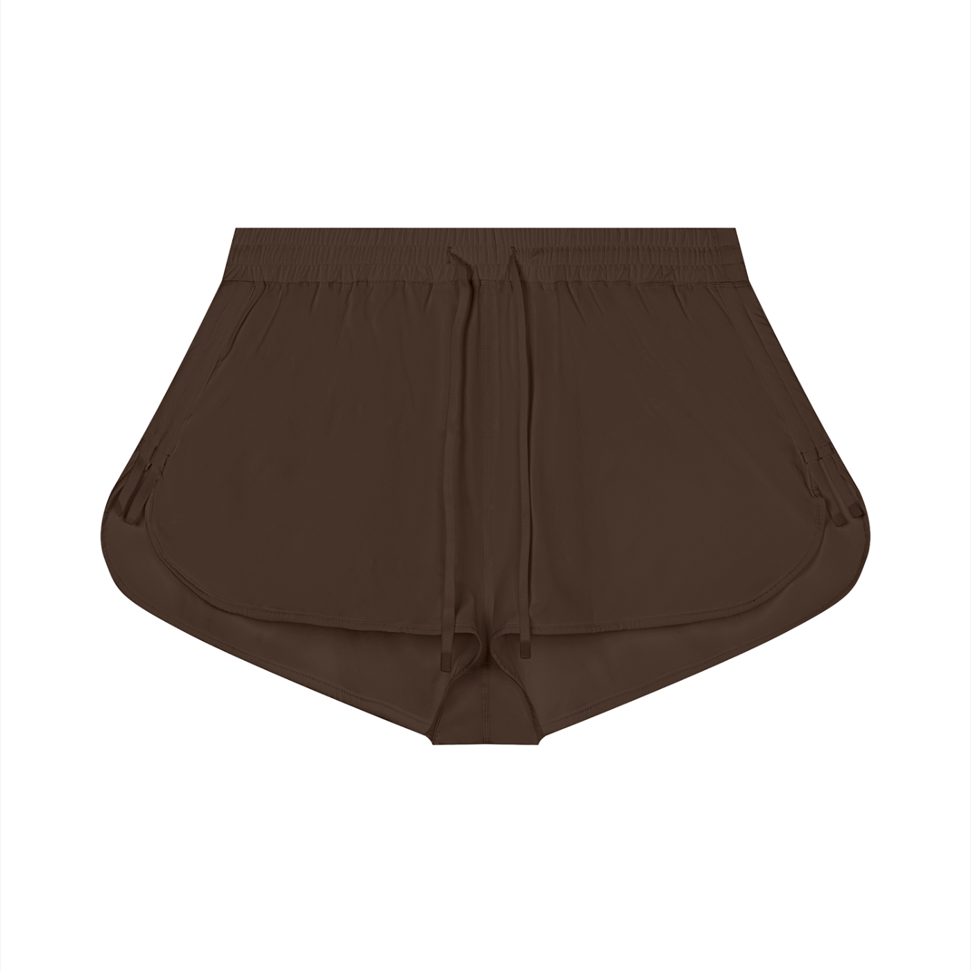 Brown Women’s Drawstring Bermuda Shorts front