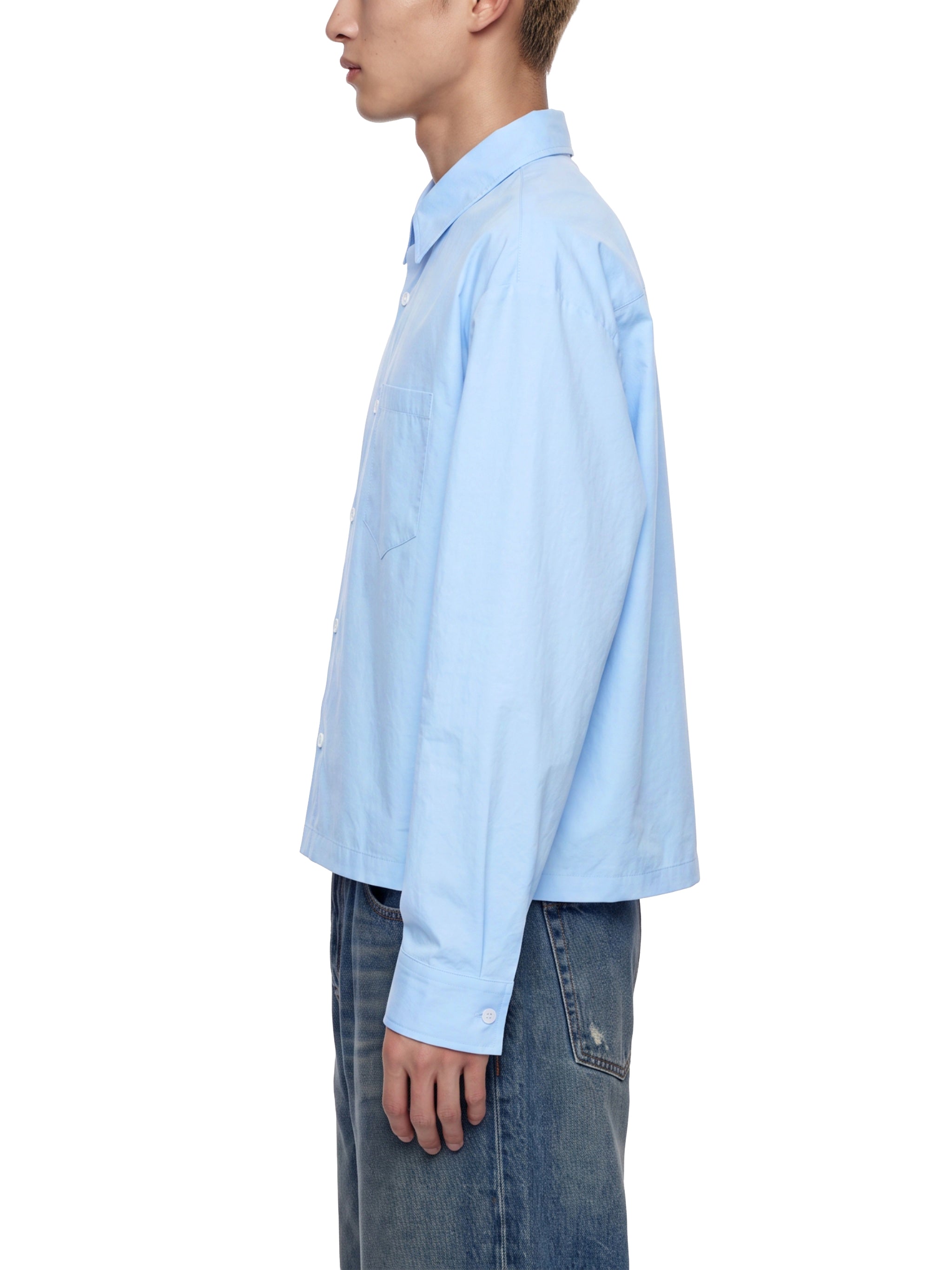 Unisex Boxy Long-Sleeve Shirt