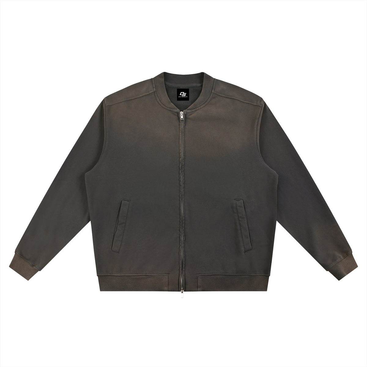 Sun Fade Heavyweight Baseball Jacket