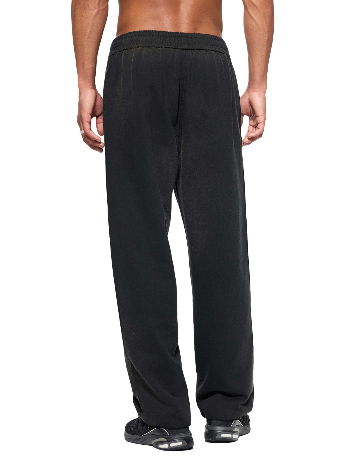 Sun Fade Raw-Edge Straight-Leg Sweatpants