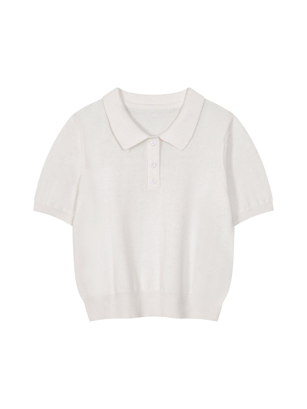 Women’s Knit Cotton Polo Shirt