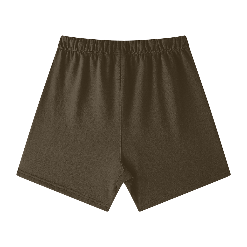 Men’s Earth-Tone Loose-Fit Cotton Shorts