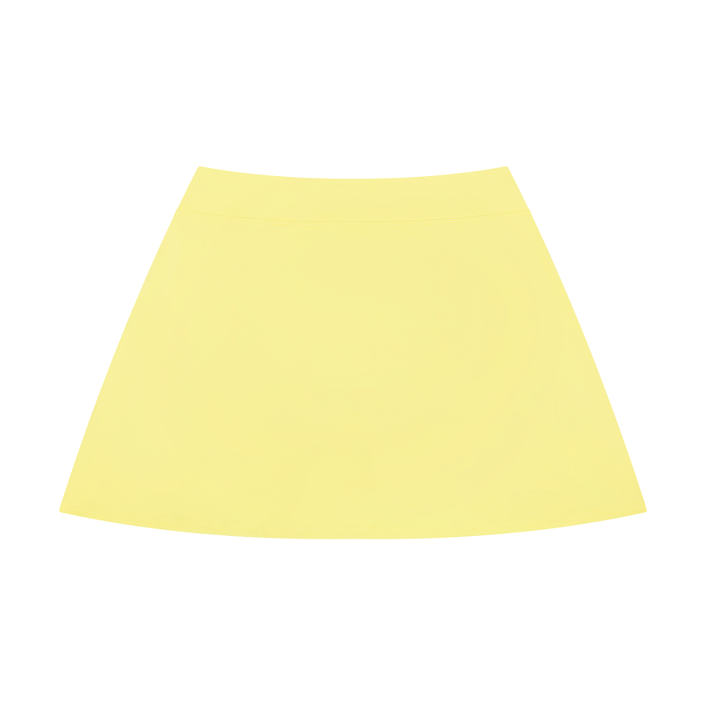 Yellow Women’s High-Rise A-Line Skirt front