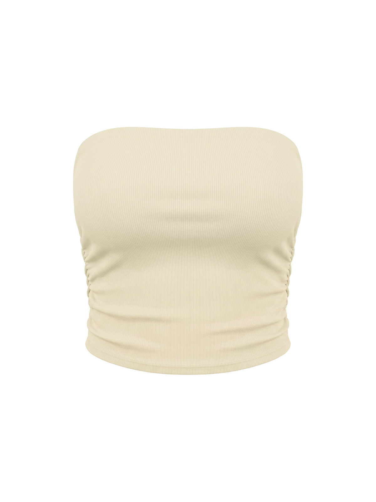 Women’s Ruched Cropped Yoga Tube Top