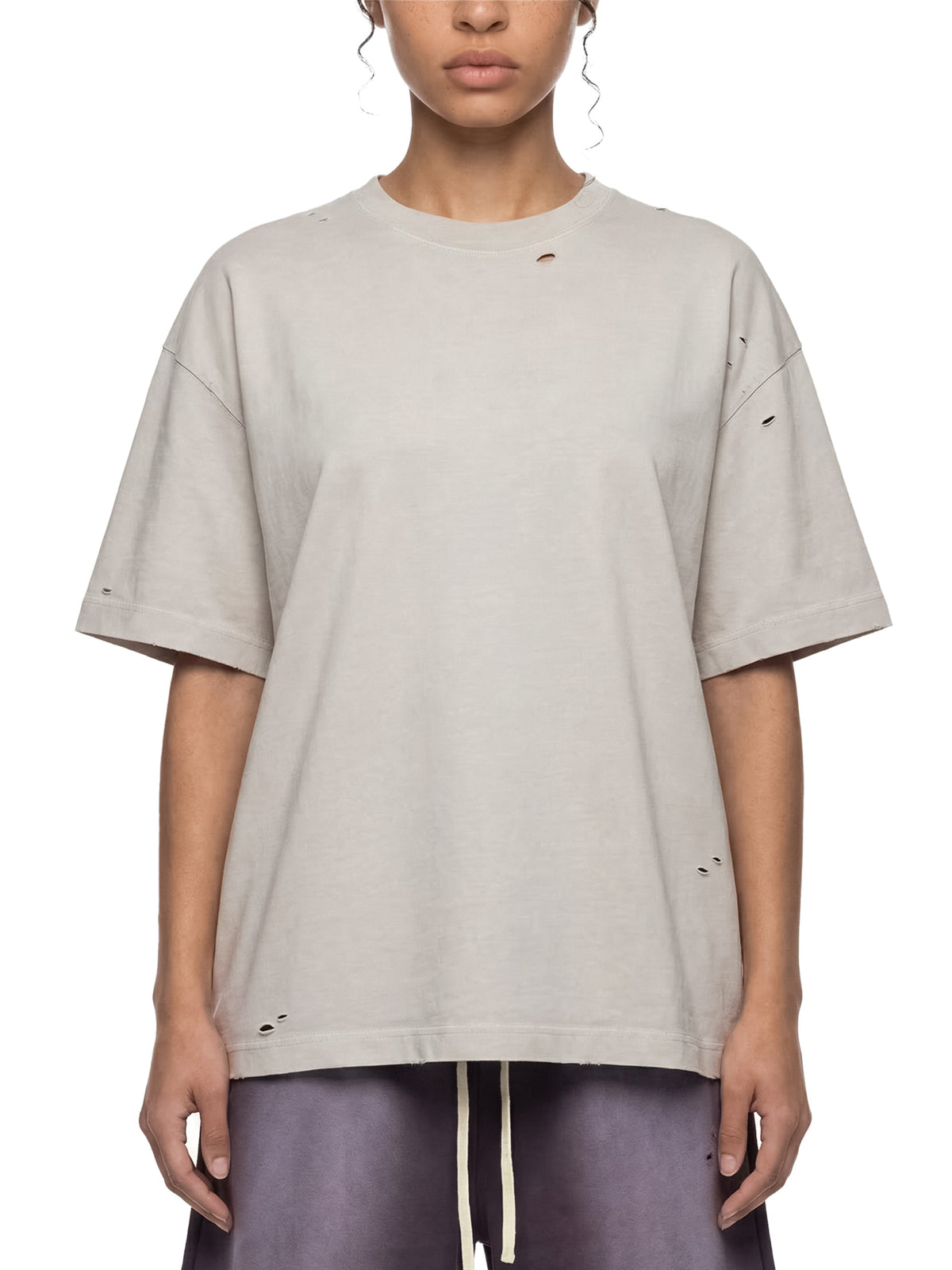 Vintage Washed Distressed Boxy Oversized T-Shirt