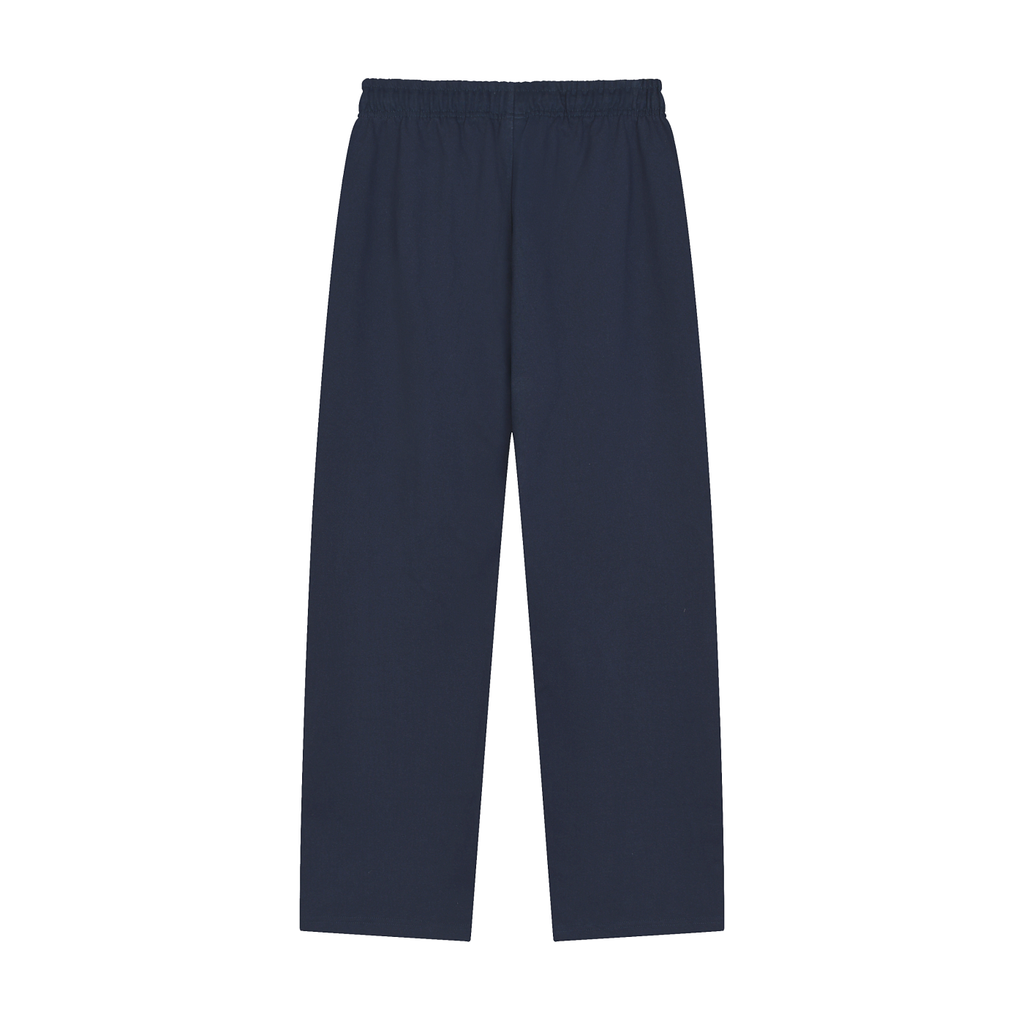 Solid Colour Straight-Leg Sweatpants