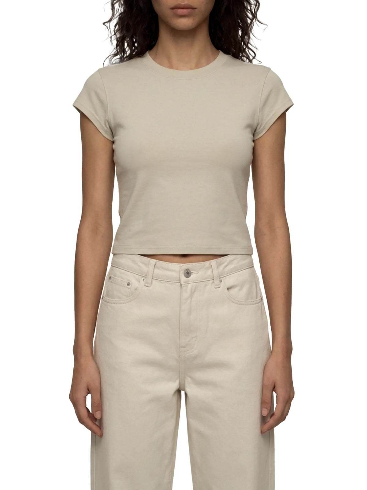 Women's Slim-Fit Cropped T-Shirt
