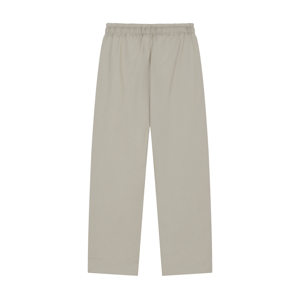 Solid Colour Straight-Leg Sweatpants