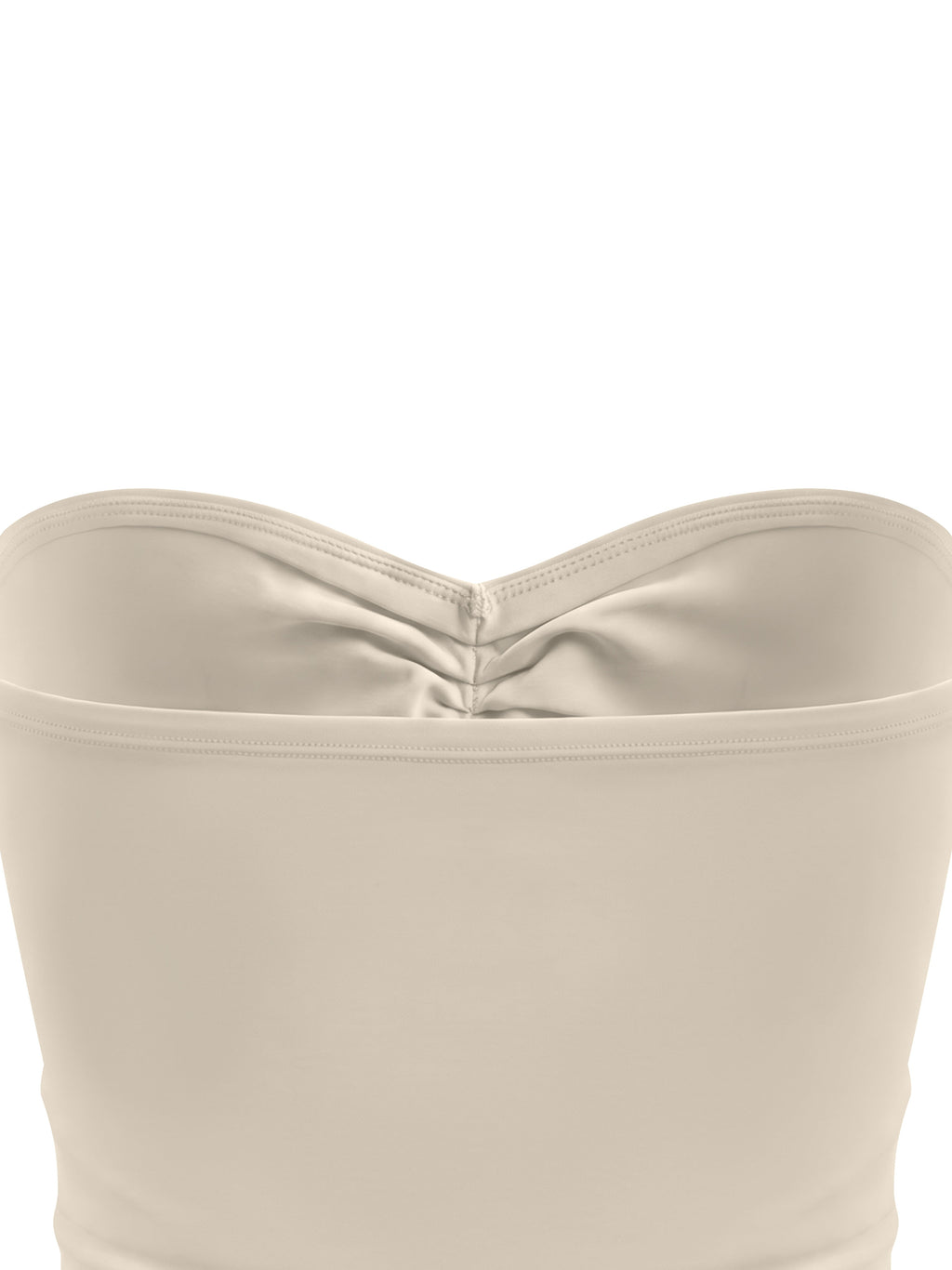 Women's Ruched Cropped Tube Top