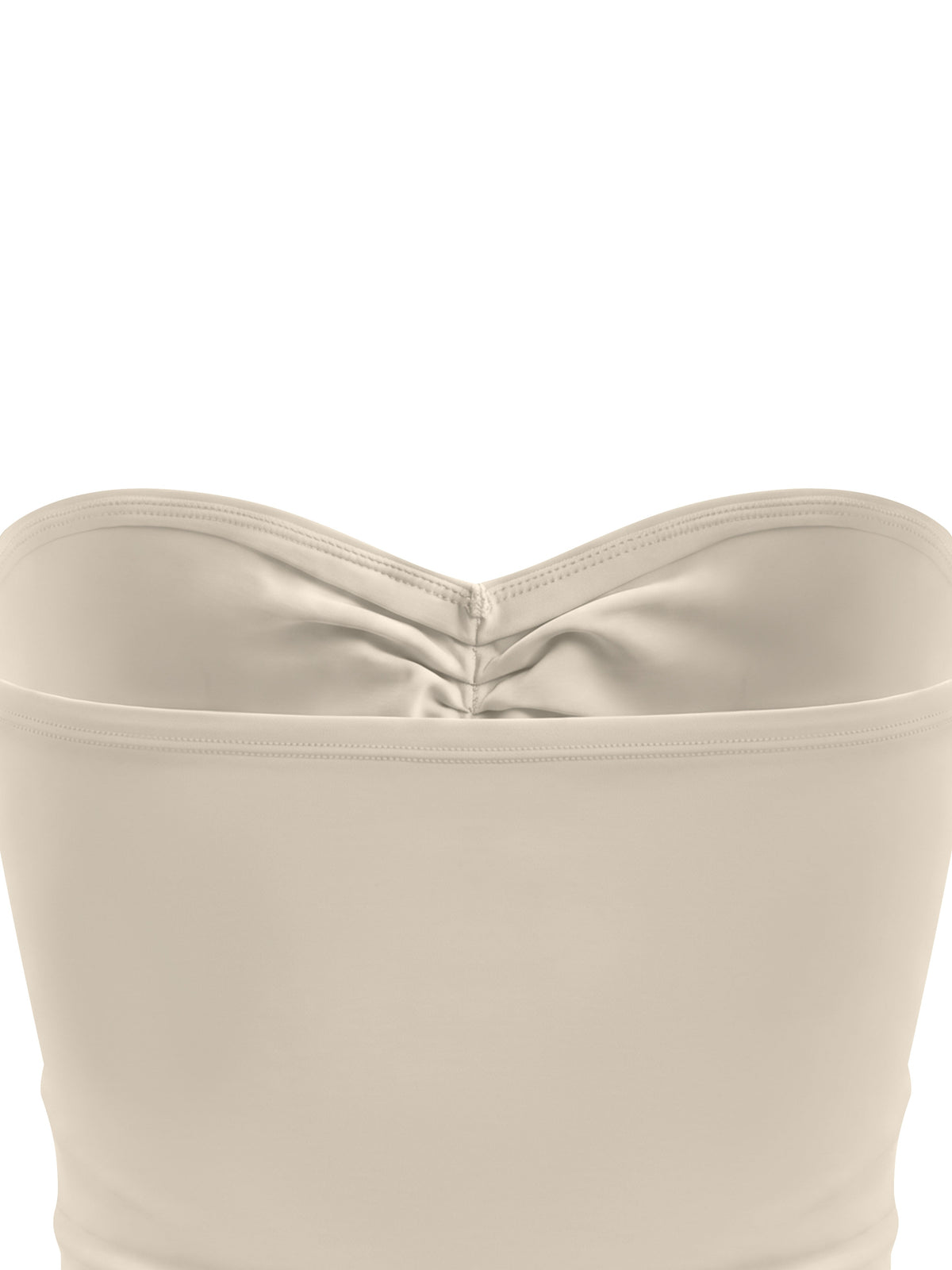 Women's Ruched Cropped Tube Top