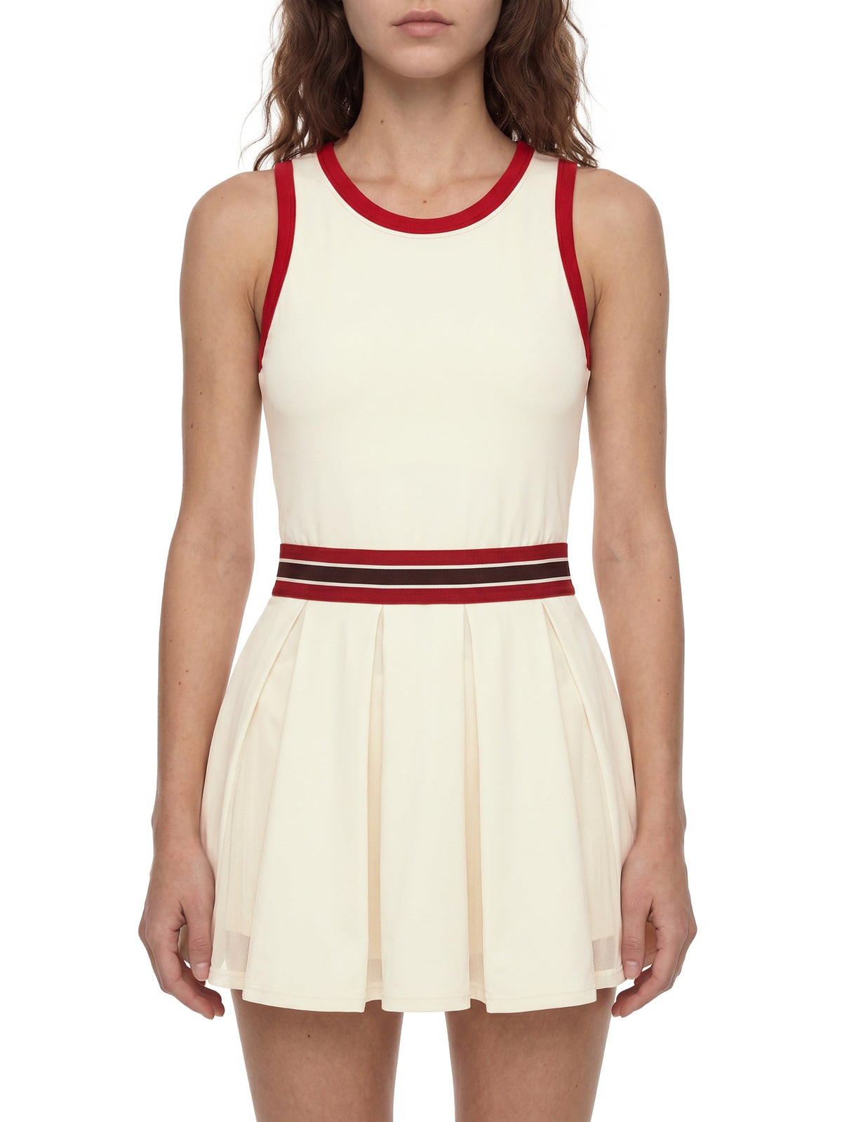 Women’s Color Block A-Line Sleeveless Dress