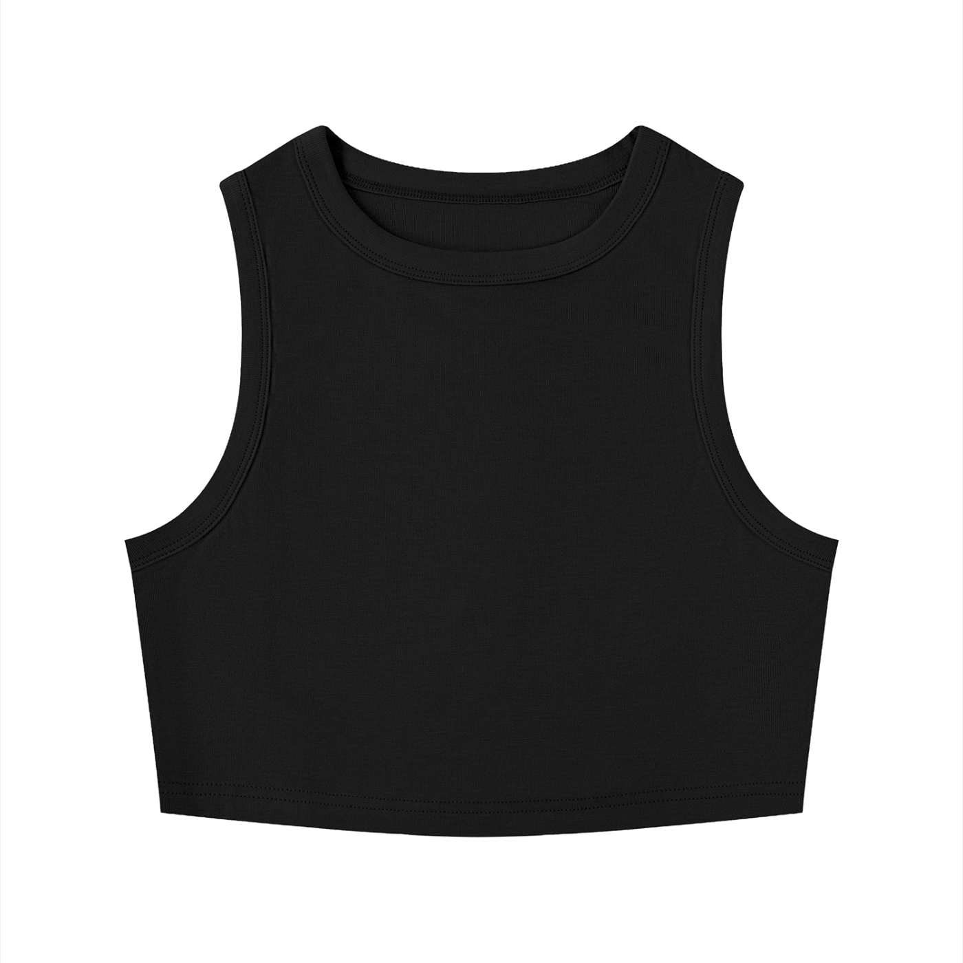 Women’s Tight Crewneck Crop Tank Top