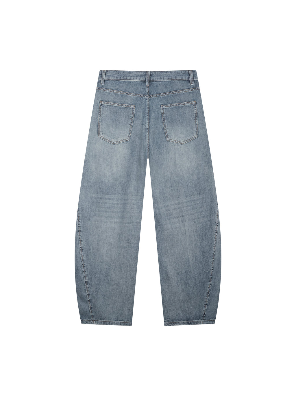 Men's Vintage Wash Barrel Leg Jeans