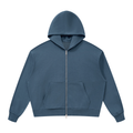 Unisex Drop Shoulder Full Zip Hoodie