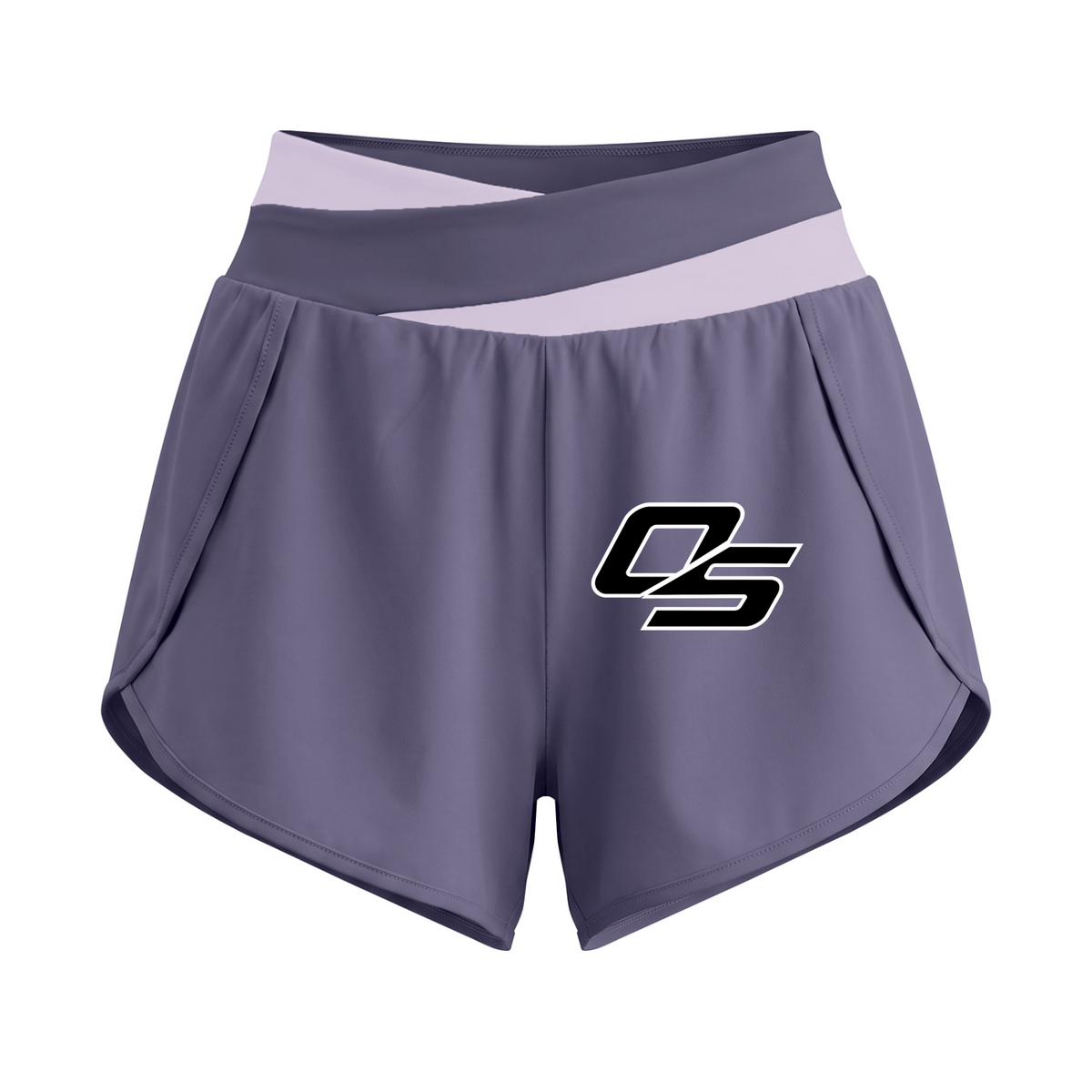Off Script Women’s High-Rise Panelled Yoga Shorts