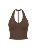 Women’s Halter V-Neck Yoga Tank Top