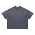 Vintage Washed Distressed Boxy Oversized T-Shirt