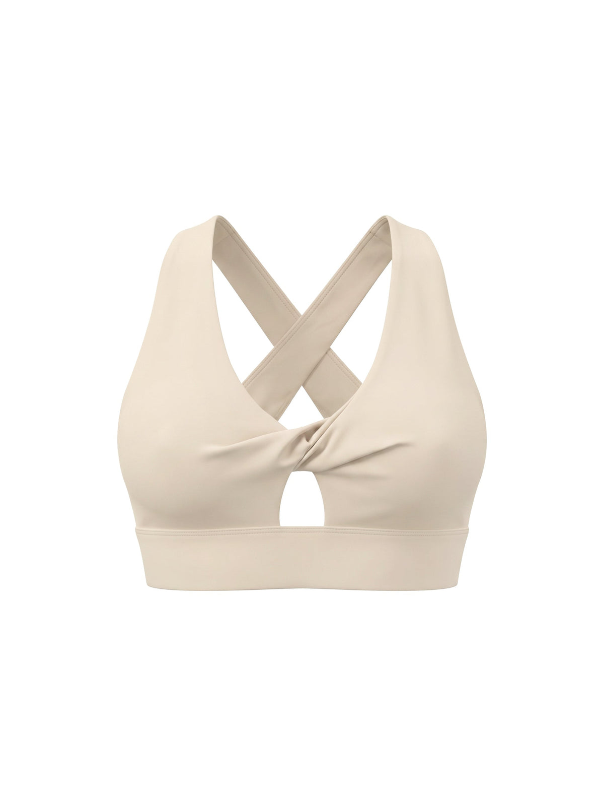Women's Twist Front V-Neck Sports Bra