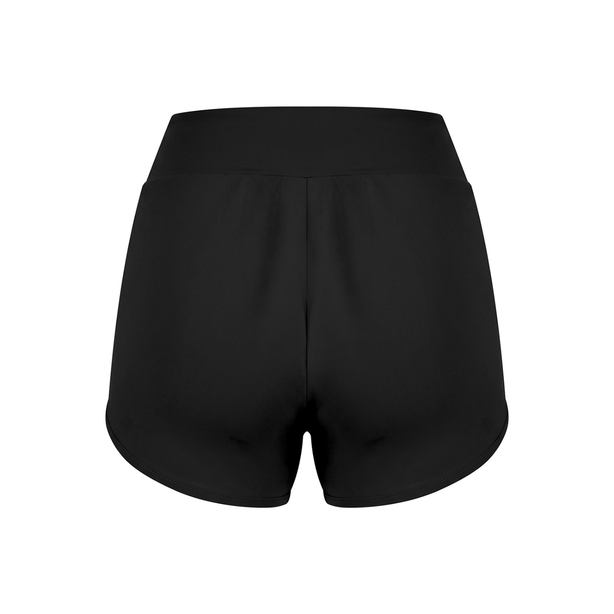 Off Script Women’s High-Rise Curved-Hem Pocket Yoga Shorts