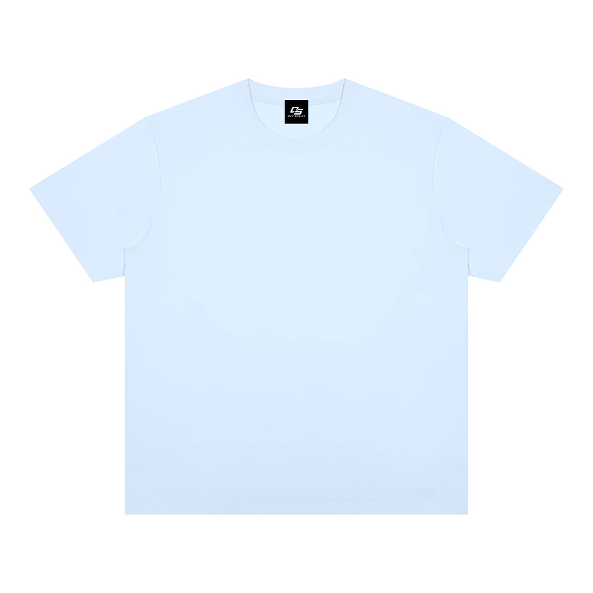 Sky Blue Unisex Heavyweight Sorona T-Shirt front product view