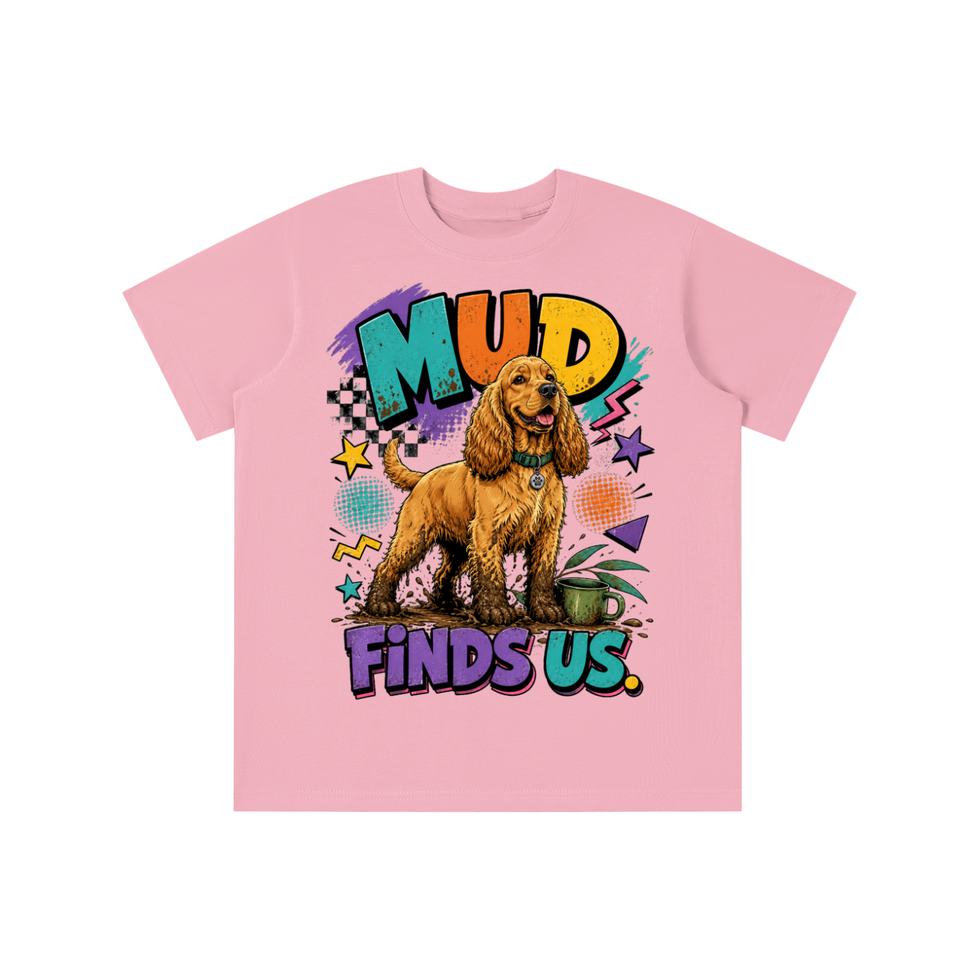 The Mud Finds Us Essential Kids’ Cotton T-Shirt