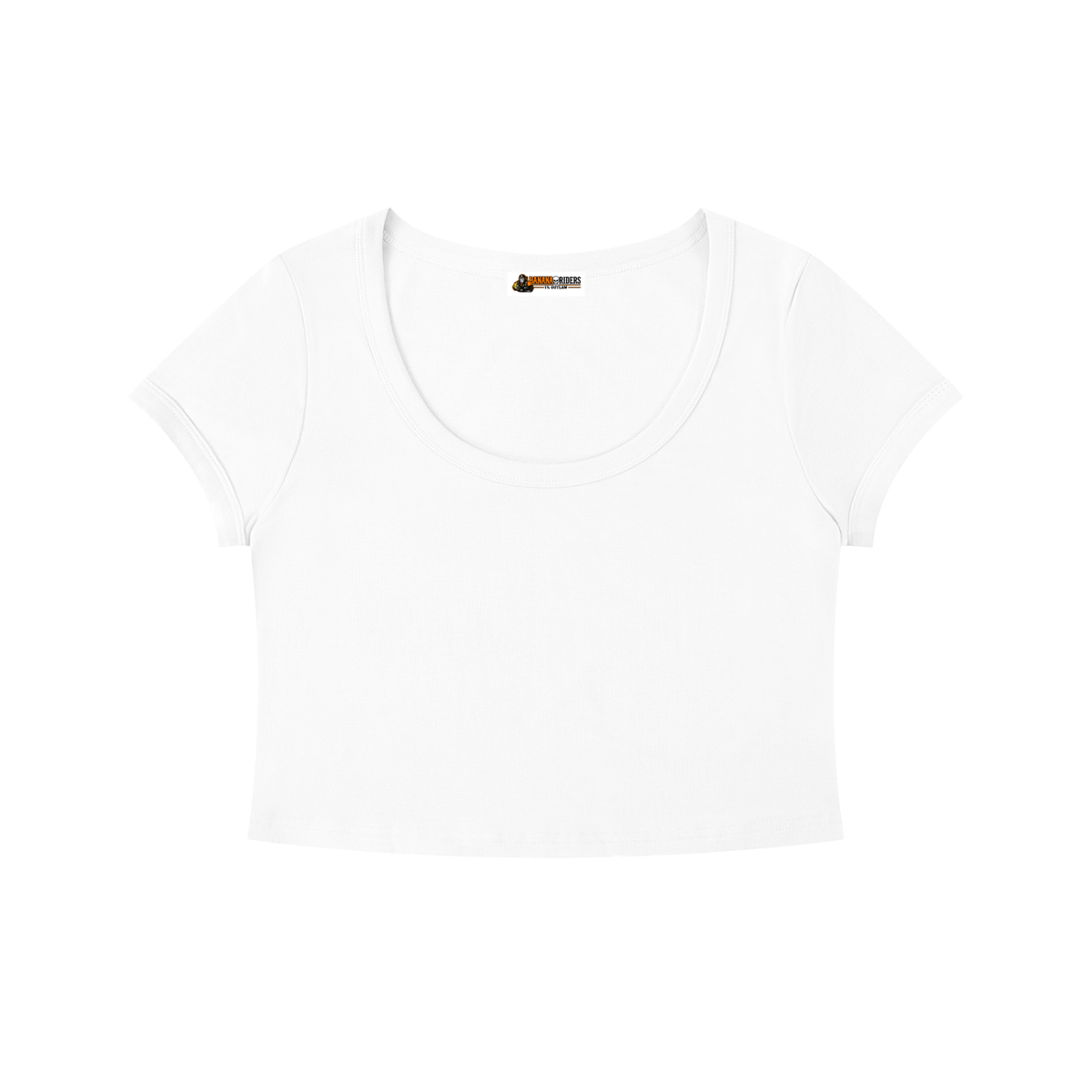 Women's Solid Color Slim Crop T-Shirt