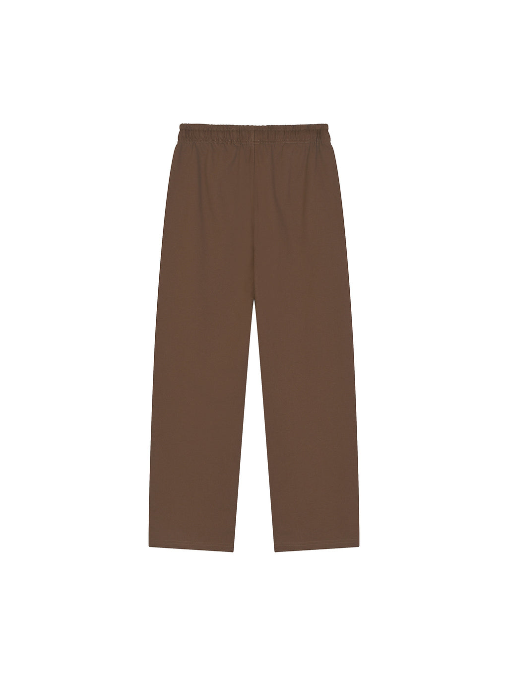 Solid Colour Straight-Leg Sweatpants