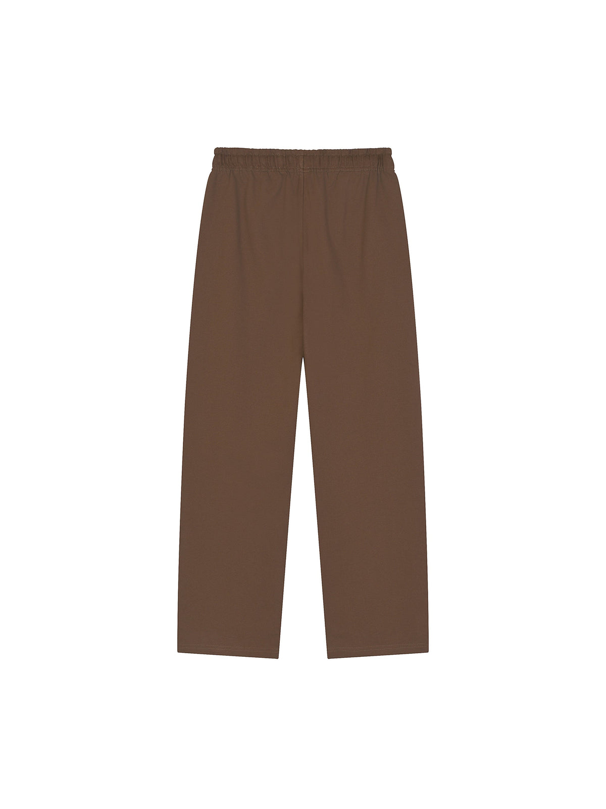 Solid Colour Straight-Leg Sweatpants