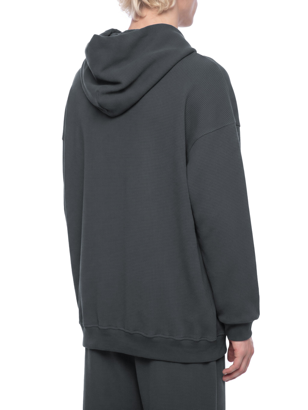 Unisex Waffle Oversized Hoodie