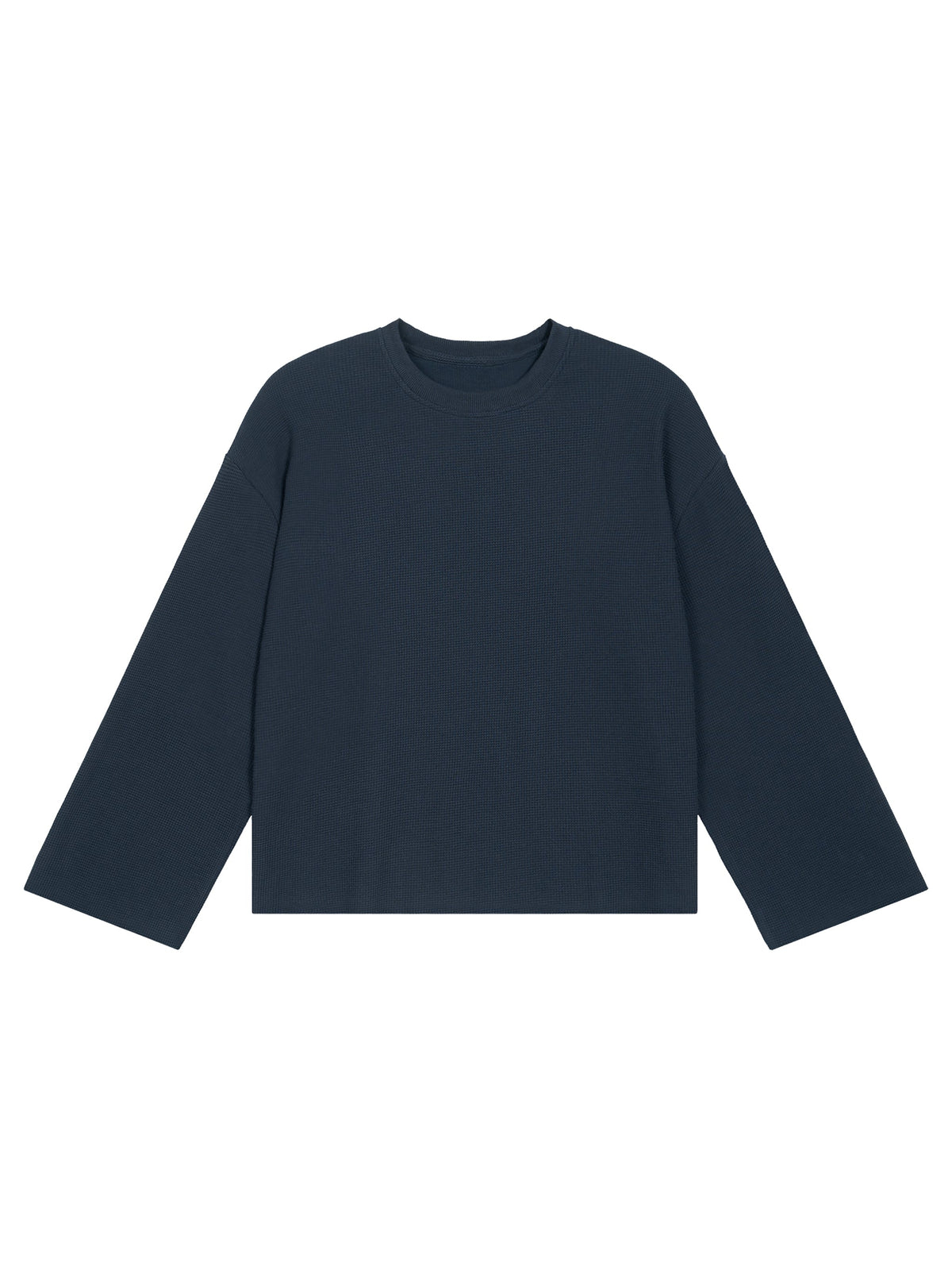 Unisex Waffle Raw Edge T-Shirt