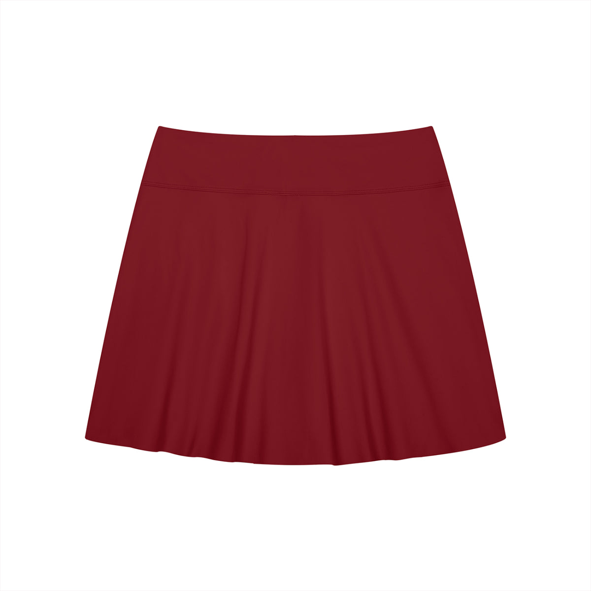 Off Script Women’s Contrast-Stripe Side-Slit A-Line Skirt