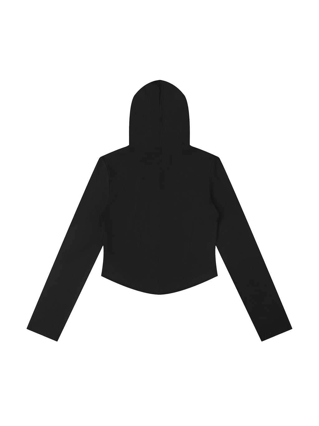 Women's Slim Cropped Full Zip Hoodie
